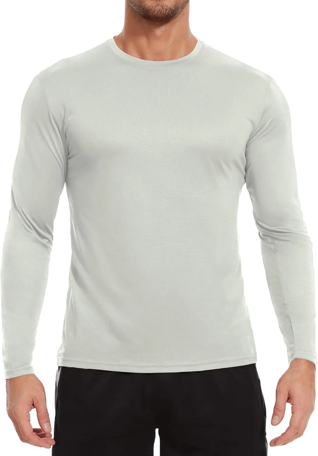 6/7 Pack Men Dry Fit Workout Long Sleeve Athletic Gym UPF SPF UV Sun Protection Quick Dry Lightweight Shirts