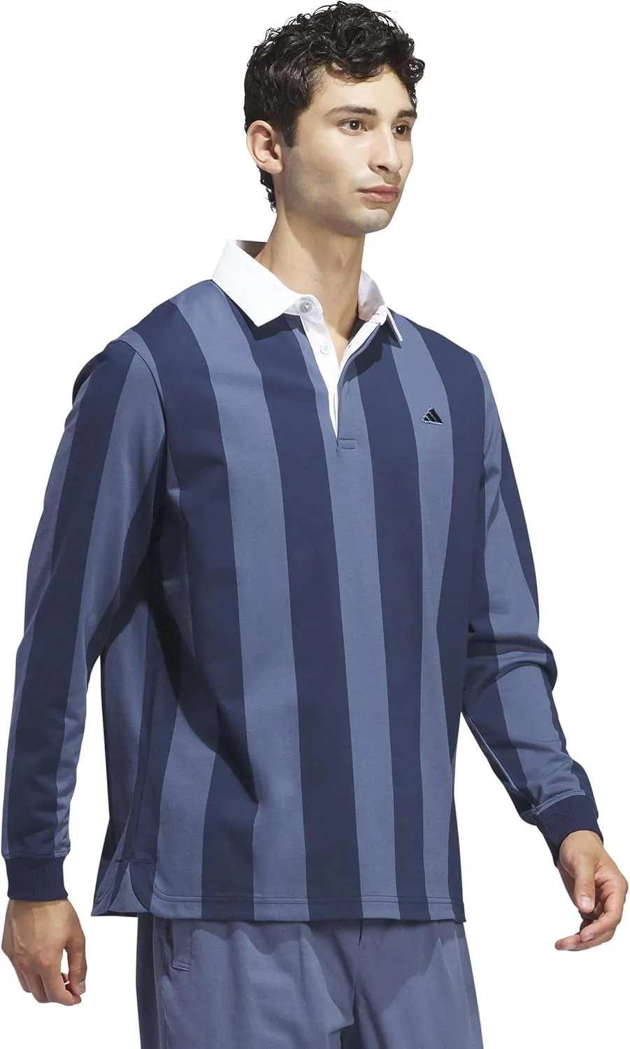 adidas Men's Go-to Long Sleeve Rugby Polo Shirt