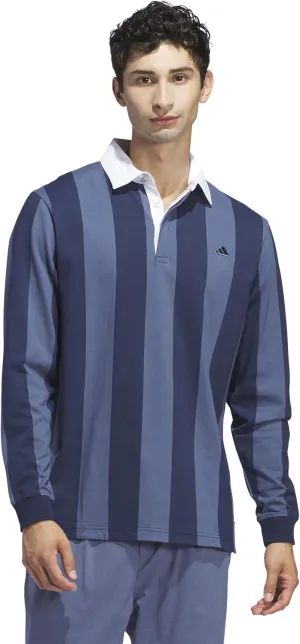 adidas Men's Go-to Long Sleeve Rugby Polo Shirt