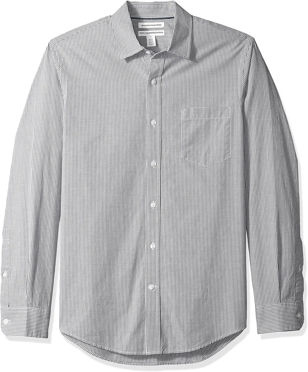 Amazon Essentials Men's Slim-Fit Long-Sleeve Poplin Shirt