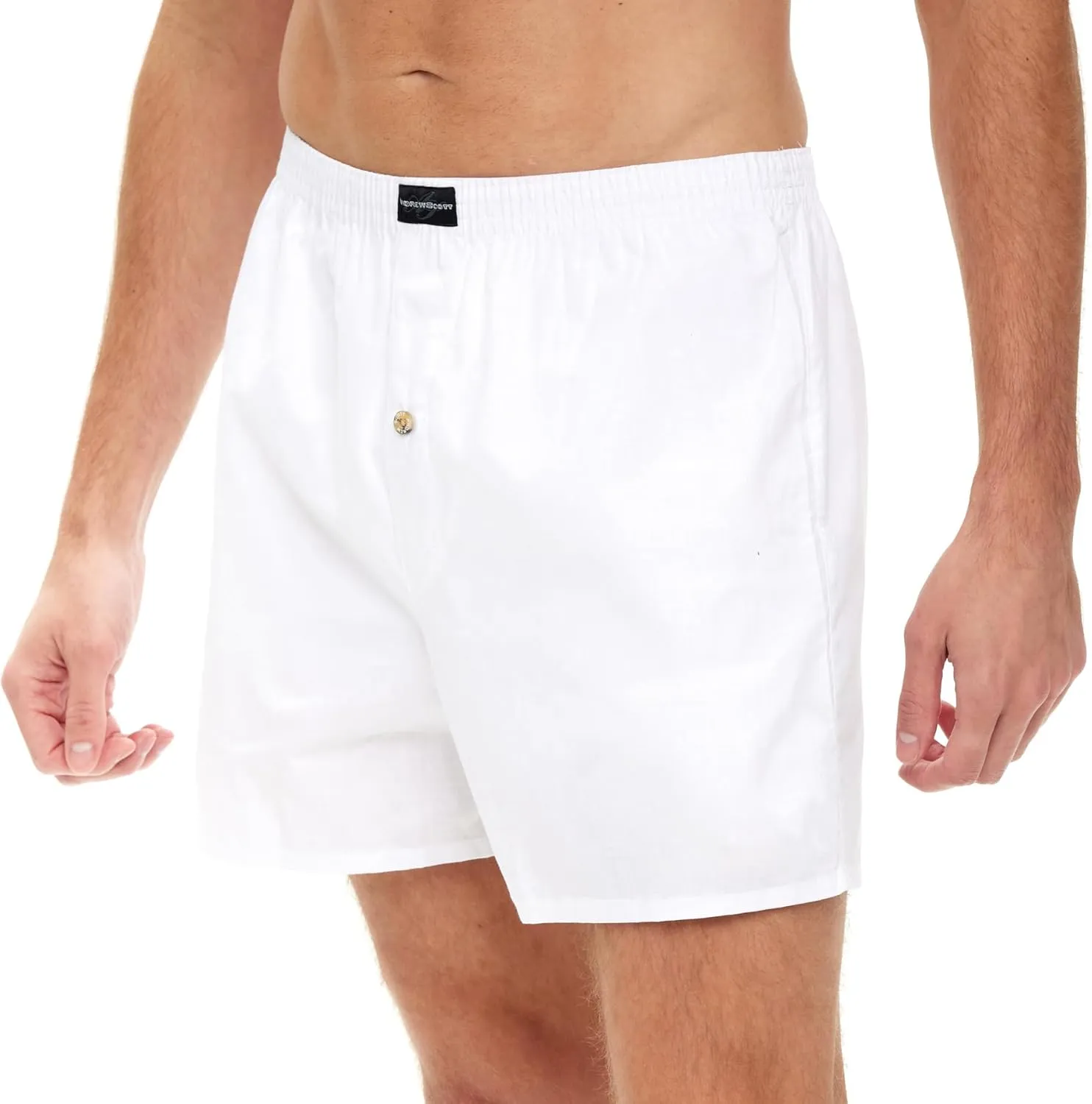 Andrew Scott Men's Cotton Blend Boxer Shorts |Big Man| Sizes S to 6XL - Multi & Bulk Packs