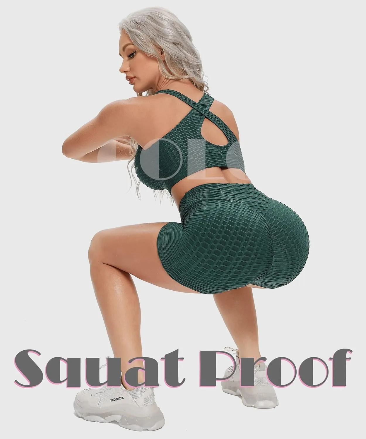 Booty Shorts Naughty Scrunch Butt Lifting Leggings Workout High Waisted Textured Bottom