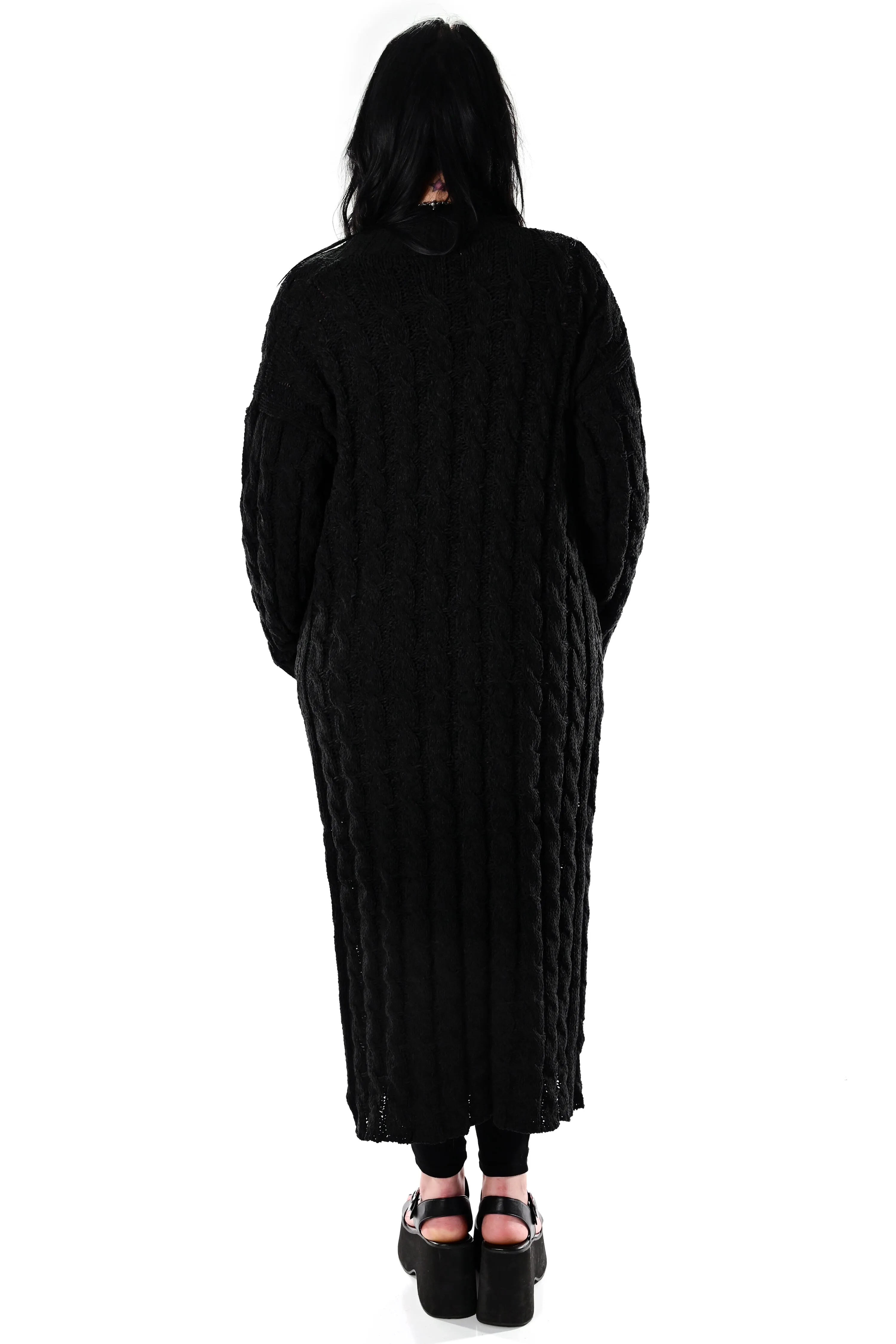Cable Knit Cardigan Duster XS/S left!