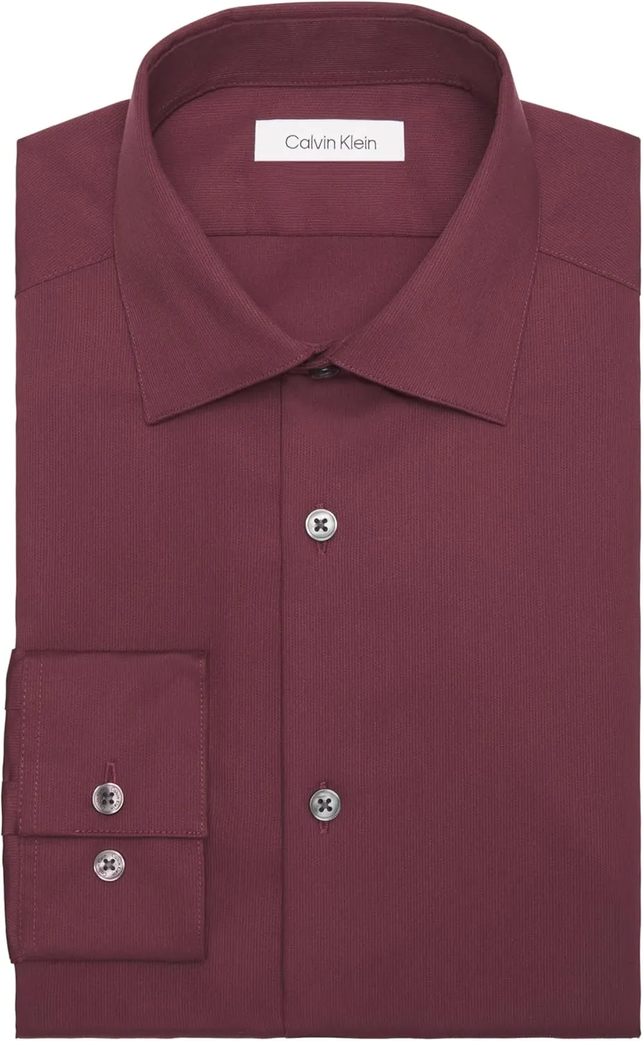 Calvin Klein Men's Dress Shirt Slim Fit Modern Pincord