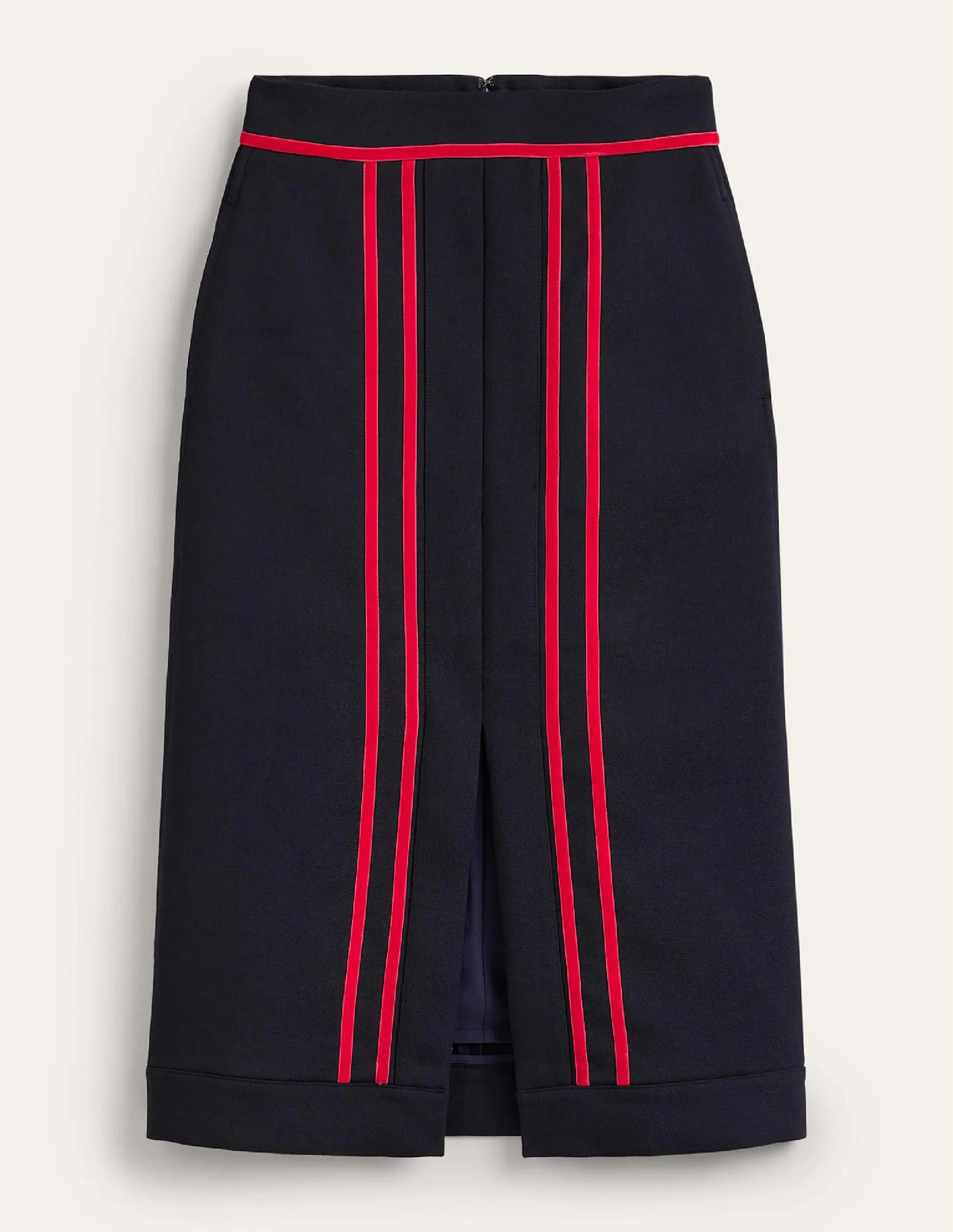 Cassandra Midi Skirt-Navy