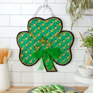 Coats & Clark Craft Shamrock Door Hanger for St. Patrick's Day