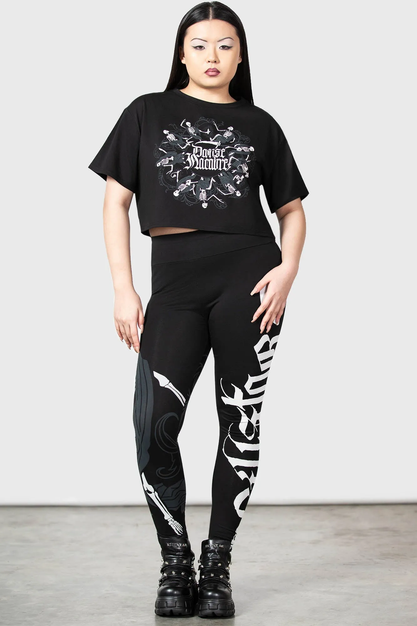 Danse Macabre Crop Top - Resurrect