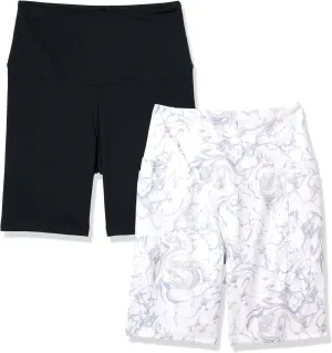 Danskin Women's 2-Pack 7" Active Bike Shorts