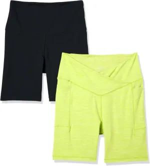 Danskin Women's 2-Pack 7" Active Bike Shorts