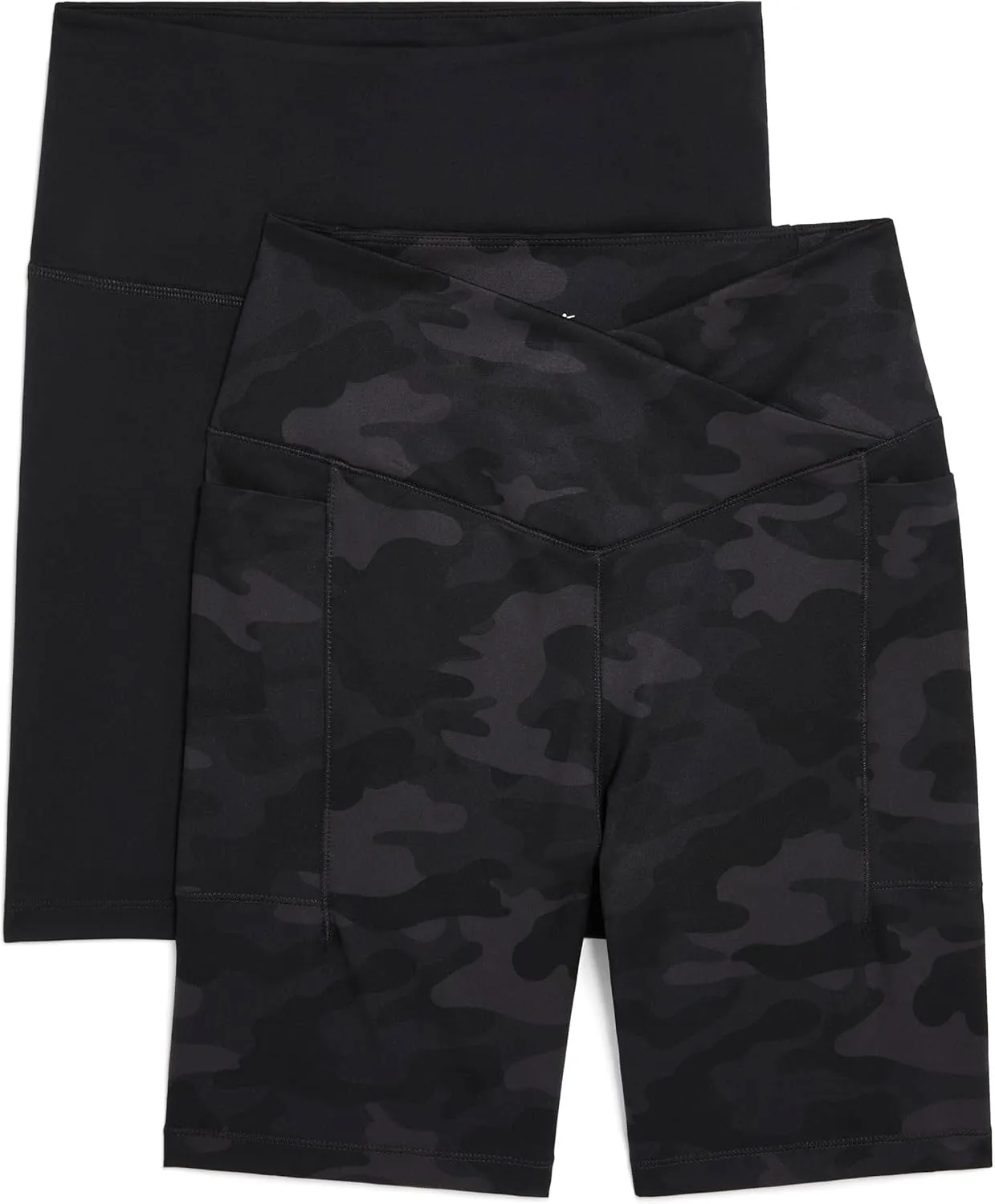 Danskin Women's 2-Pack 7" Active Bike Shorts