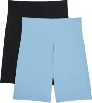 Danskin Women's Active 2-Pack Energize 7" Bike Shorts