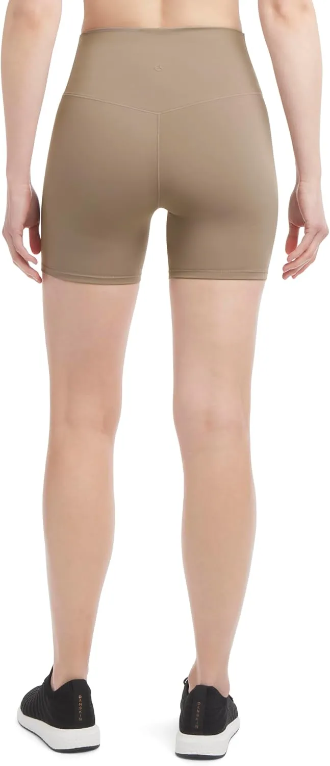 Danskin Women's Active 2-Pack Motivate 5" Bike Shorts