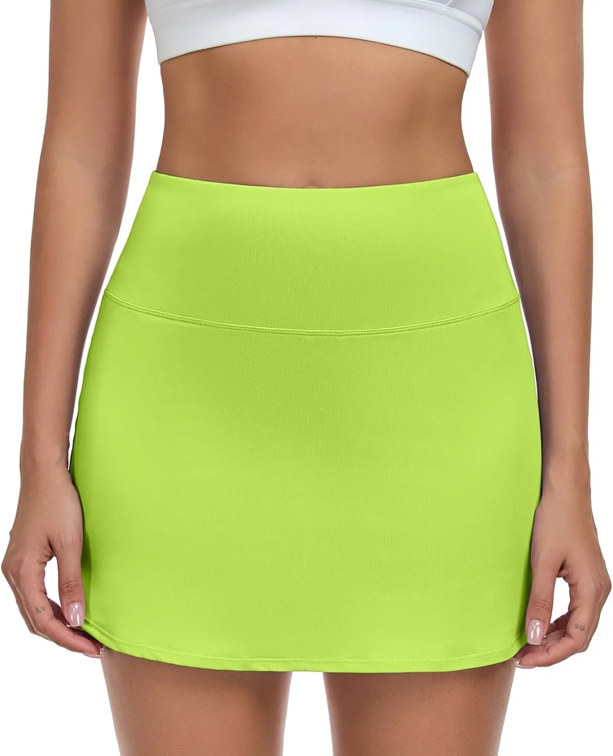 DAYOUNG Women's Tennis Skirt High Waisted Golf Skorts for Women with Shorts Pockets Athletic Casual Summer Skirts
