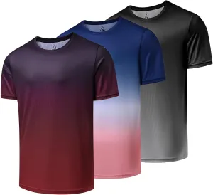 DEOLAX Mens T-Shirts Crew Neck Workout Short Sleeve Shirts Lightweight Soft Classic Casual Fit Muscle Tops Tee Shirt for Men