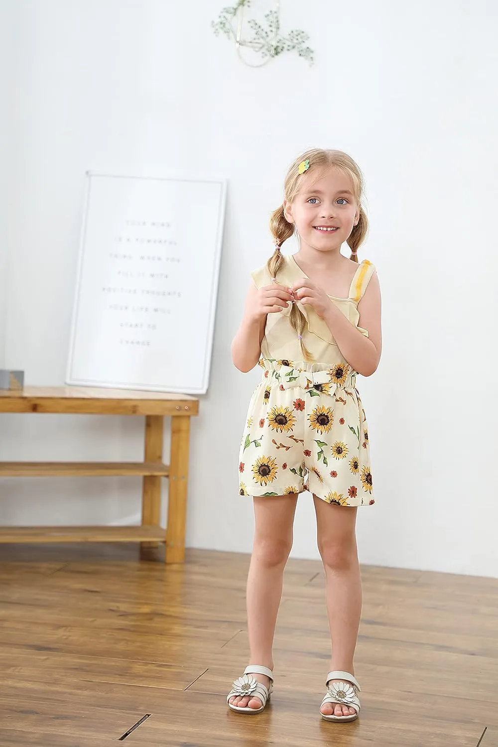 DISAUR Toddler Baby Girls Clothes Outfits T-shirt   Casual Shorts Pants Cute Summer for 1-5 T