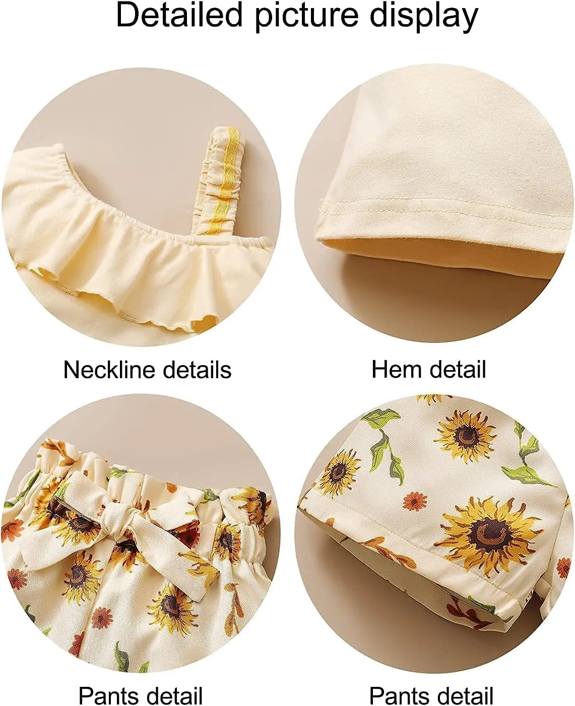 DISAUR Toddler Baby Girls Clothes Outfits T-shirt   Casual Shorts Pants Cute Summer for 1-5 T