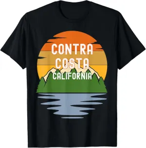 From Contra Costa County California Vintage Sunset T-Shirt