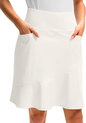 G Gradual Skorts Skirts for Women with 5 Pockets 20" Knee Length Golf Skirt Modest Long Tennis Athletic Skirts for Women