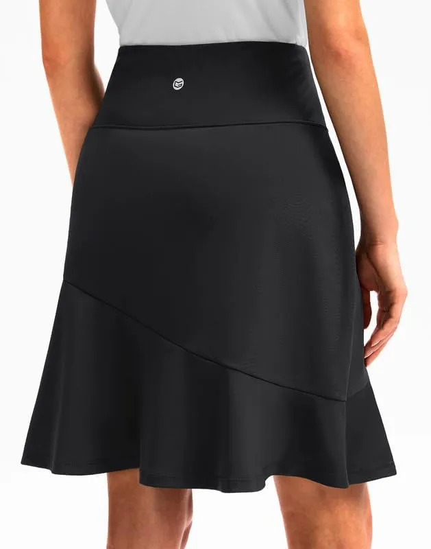 G Gradual Skorts Skirts for Women with 5 Pockets 20" Knee Length Golf Skirt Modest Long Tennis Athletic Skirts for Women
