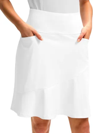 G Gradual Skorts Skirts for Women with 5 Pockets 20" Knee Length Golf Skirt Modest Long Tennis Athletic Skirts for Women