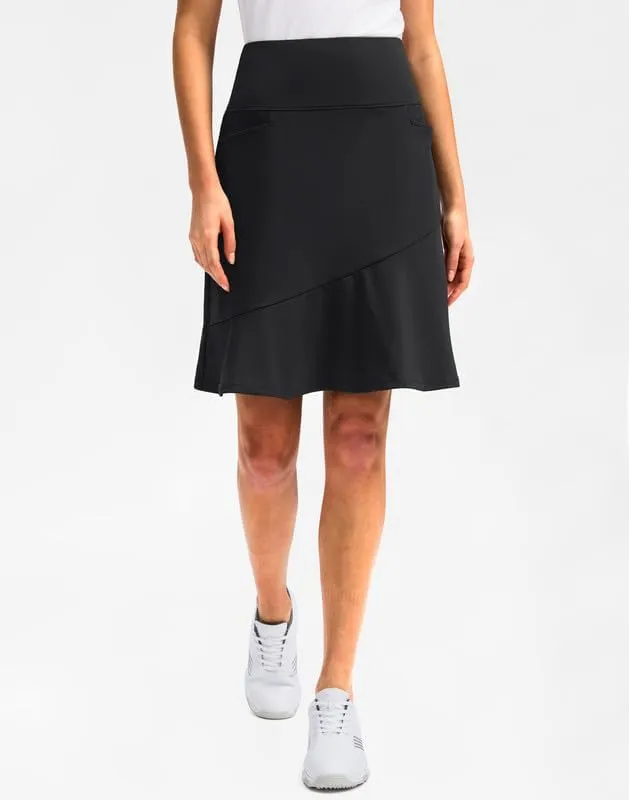G Gradual Skorts Skirts for Women with 5 Pockets 20" Knee Length Golf Skirt Modest Long Tennis Athletic Skirts for Women