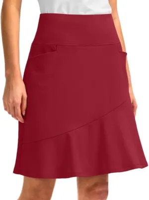 G Gradual Skorts Skirts for Women with 5 Pockets 20" Knee Length Golf Skirt Modest Long Tennis Athletic Skirts for Women