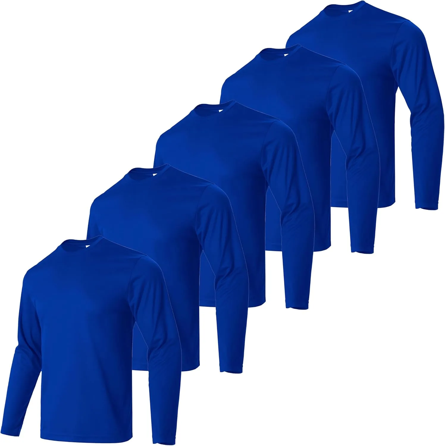 Gary Com Men Long Sleeve T-Shirts Pack Quick Dry Athletic Running Activewear Workout Tee UPF 50  Sun Protection Shirt for Men