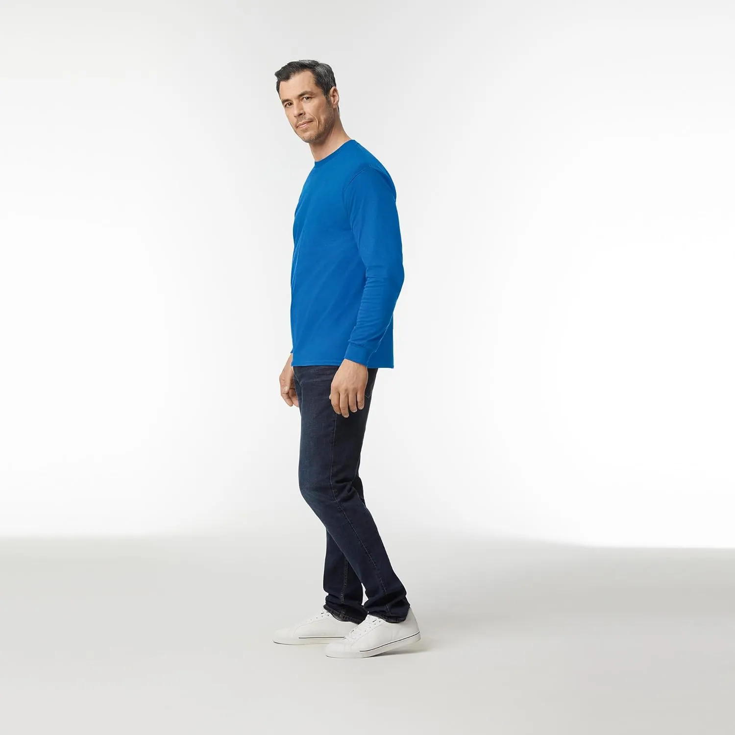 Gildan Adult Ultra Cotton Long Sleeve T-Shirt, Style G2400, Multipack
