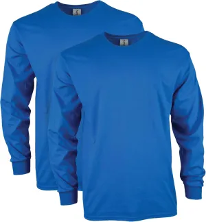Gildan Adult Ultra Cotton Long Sleeve T-Shirt, Style G2400, Multipack
