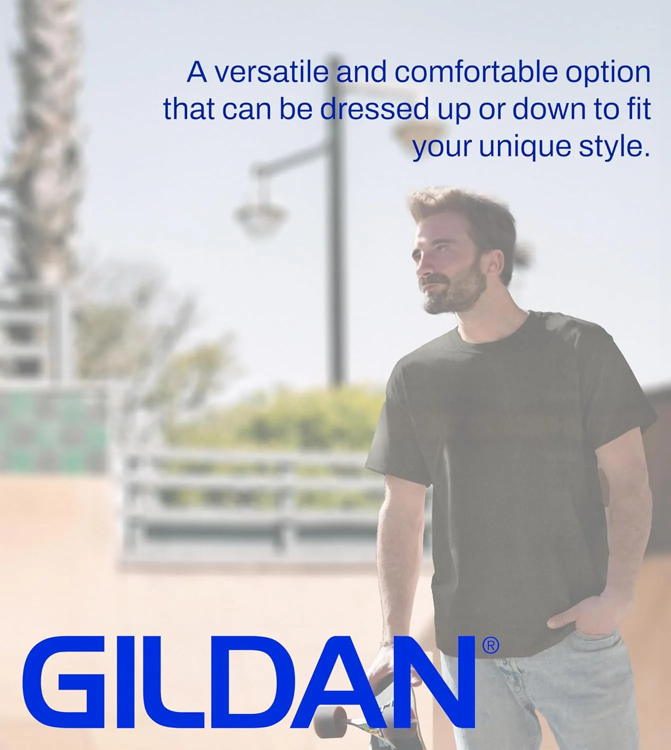 Gildan G500 T-Shirt for Men, Bulk Undershirts for Men Multipack - Create Color Packs 5000 Cotton Crewneck Tee Shirt