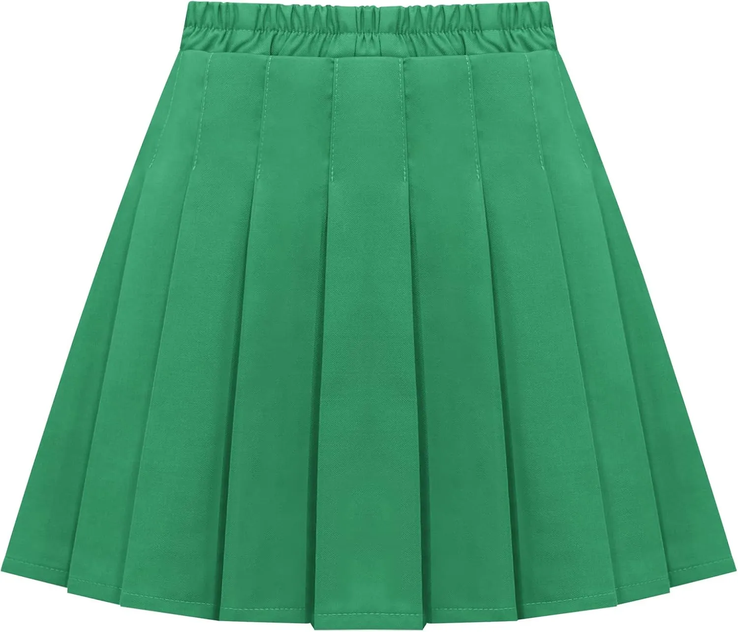 Happy Cherry Girls Pleated Mini Skirt School Uniform Skirt A Line High Waist Tennis Skirt Inner Shorts