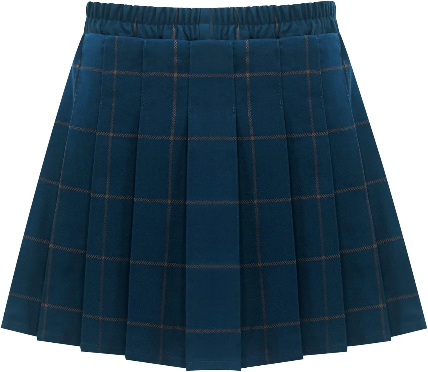 Happy Cherry Girls Pleated Mini Skirt School Uniform Skirt A Line High Waist Tennis Skirt Inner Shorts