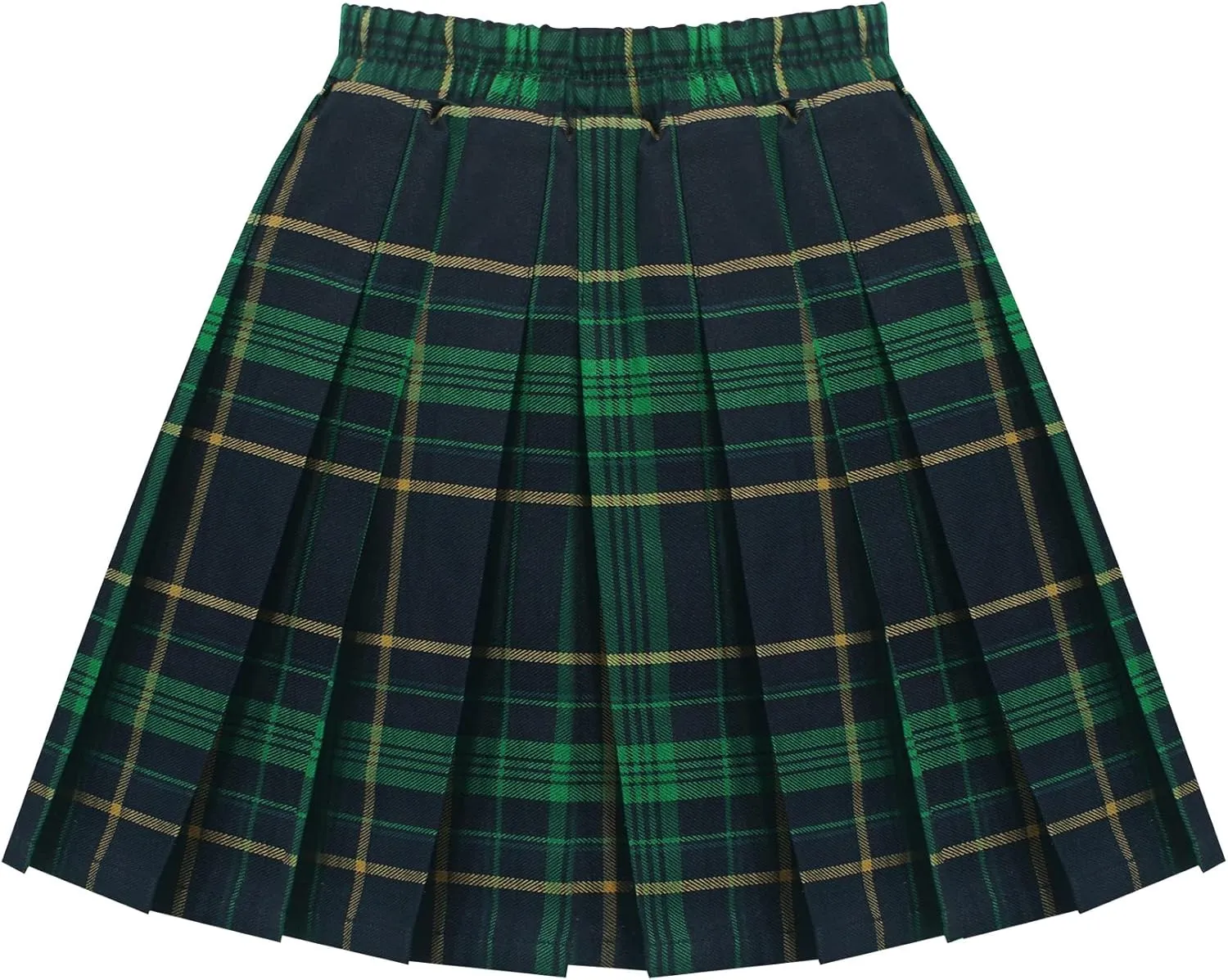 Happy Cherry Girls Pleated Mini Skirt School Uniform Skirt A Line High Waist Tennis Skirt Inner Shorts