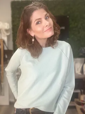 HARLOW HI-LOW CREW SWEATER