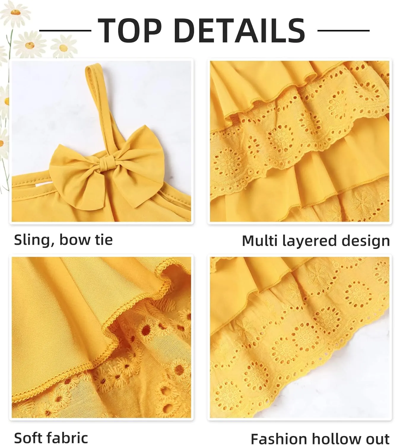 Hipea Toddler Baby Girls Summer Clothes Outfits Ruffle Camisole Spot Dot Tops and Casual Shorts Newborn Girl Clothing