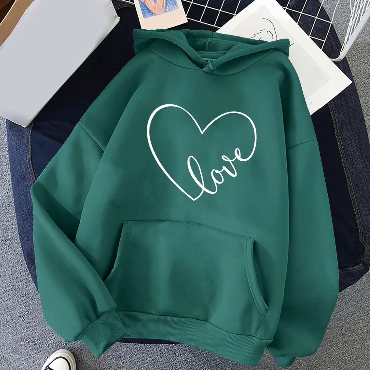 Hoodies for Women Oversized Sweatshirt Trendy Queen Hoodie Cute Hoodies Graphic Hoodies Casual Comfy Fall Outfits