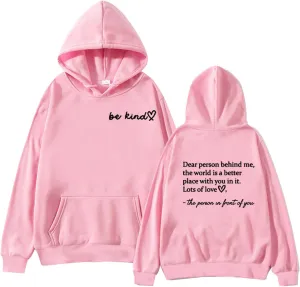 Hoodies for Women Plus Size Fall Long Sleeve Letter Printed Casual Oversized Y2k Teen Girl Sweatshirts Pullover Tops