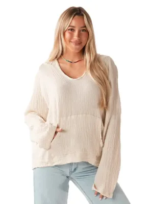 Lotus and Luna | Baja Cream Pullover