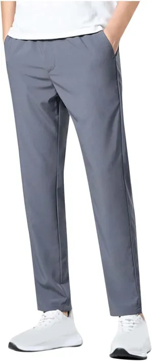 Men Joggers Loose Fit Joggers Sweat Pants with Pocket Sport Track Lounge Pant Comfortable Soft Jogging Bottoms