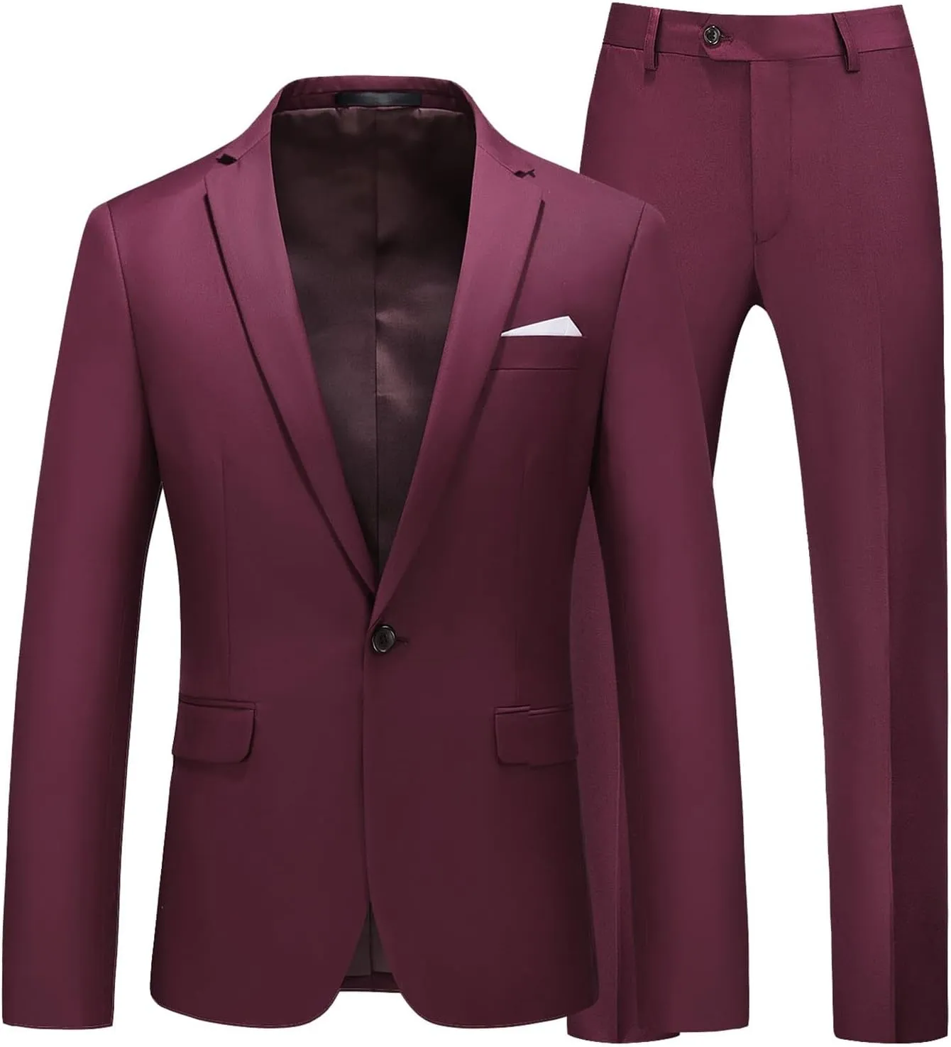 Men Suit Casual Two- Suit Love Printed Coat Jacket Pants Suit Comfortable Soft Vest Pant Two- Sets Suit for Men Slim