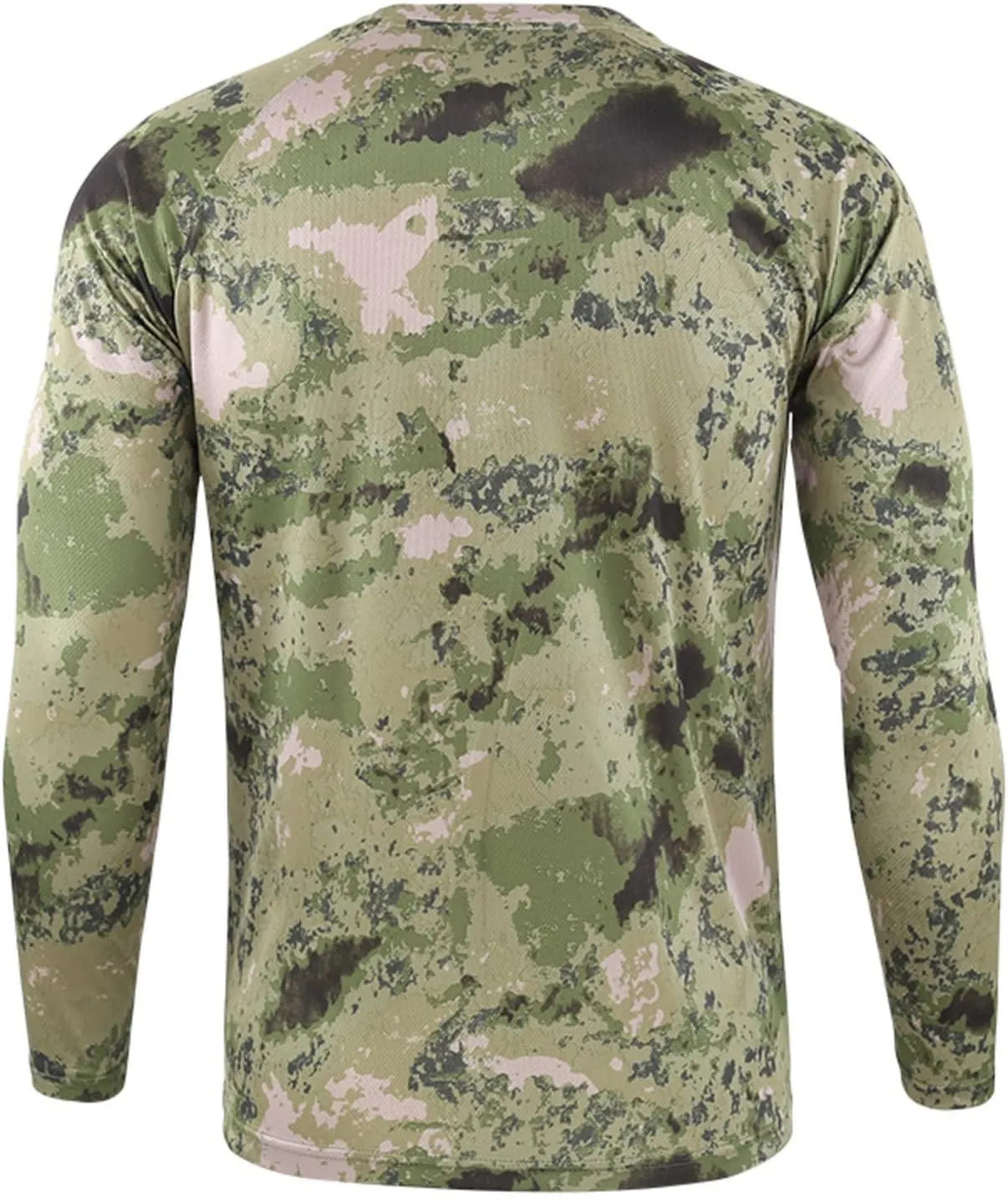 Men's Camouflage Hunting Shirt Long Sleeve Quick Dry Outdoor Clothing Camouflage Printed Sportswear