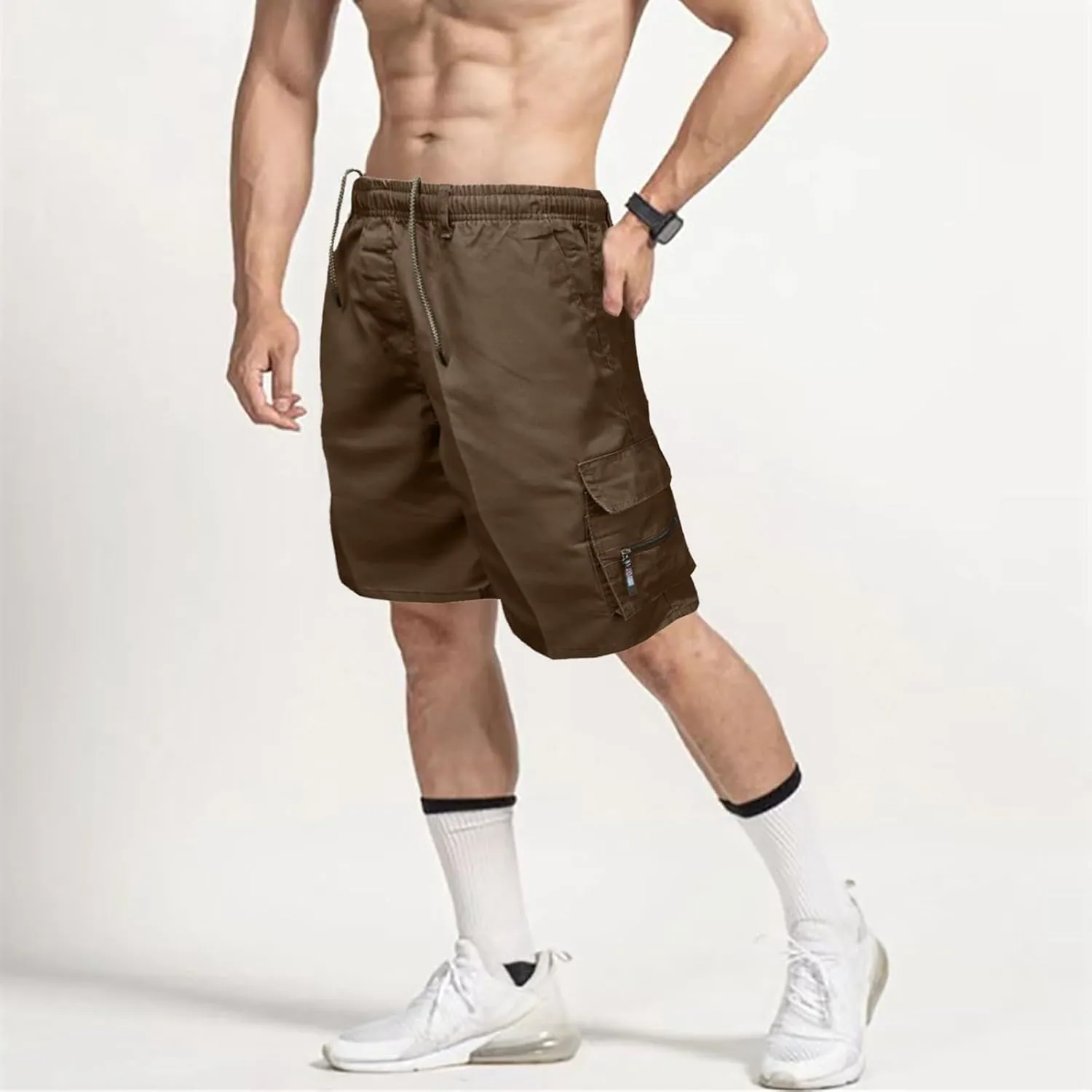 Men's Joggers Loose Joggers Sweatpant Pockets Elasticated Waist Sports Chinos Pant Comfortable Soft Jogging