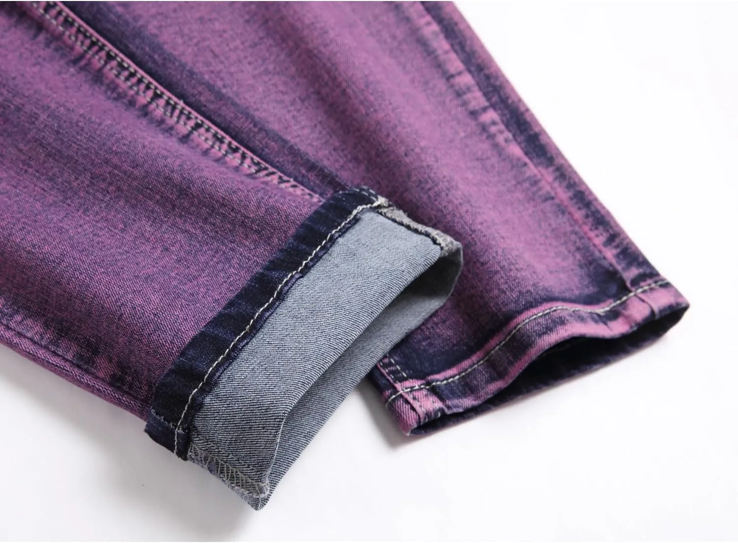 Men's Slim Fit Stretch Jean Blue Or Black Comfortable Soft Ripped Pants Demin