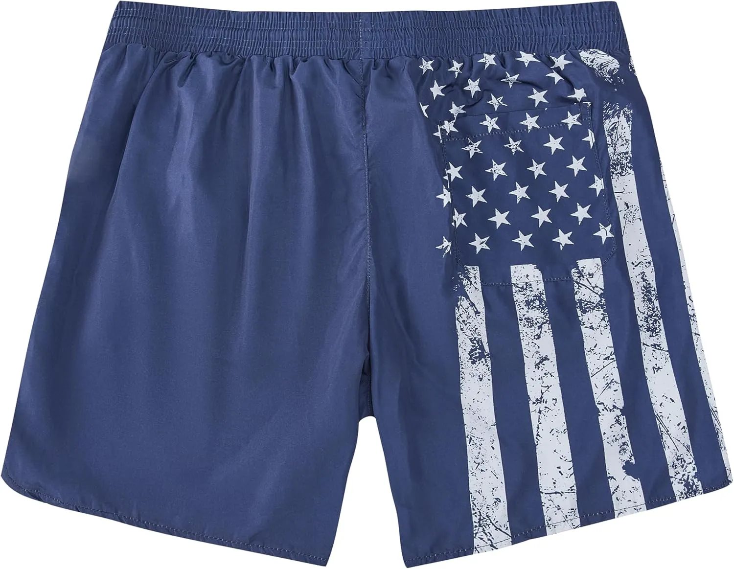 Mens Swim Trunks with Compression Liner 5" Stretch Board Shorts Quick Dry Zipper Pockets 2 in 1 Mens Bathing Suits