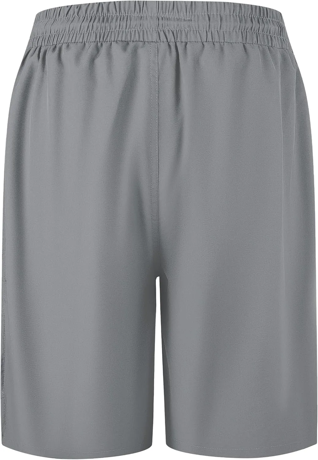 Mens Swim Trunks with Compression Liner 9" Board Shorts 2 in 1 Quick Dry Bathing Suits with Zipper Pockets