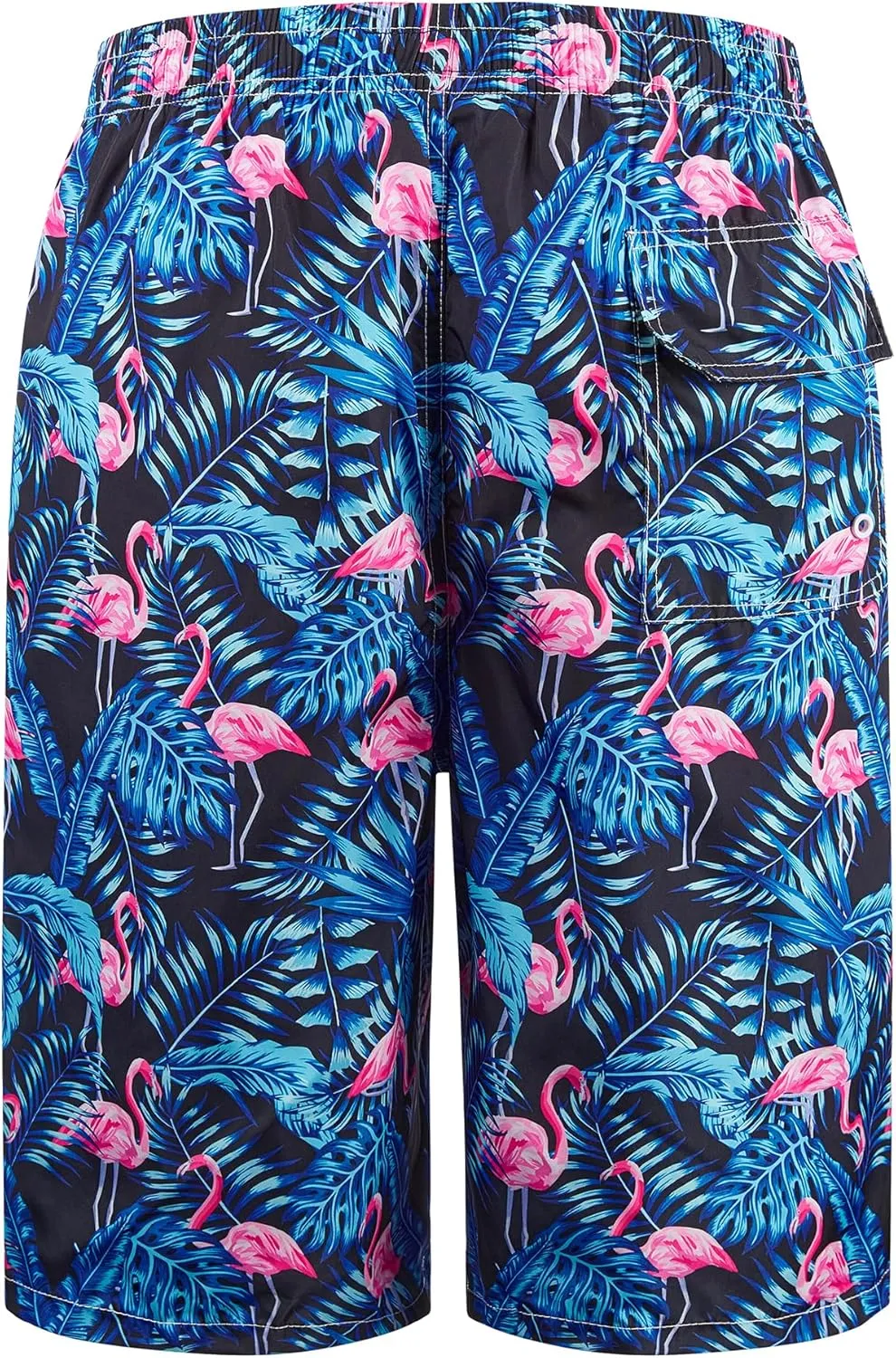 Mens Swim Trunks with Compression Liner 9" Built-in Board Shorts 2 in 1 Quick Dry Bathing Suits with Zipper Pockets