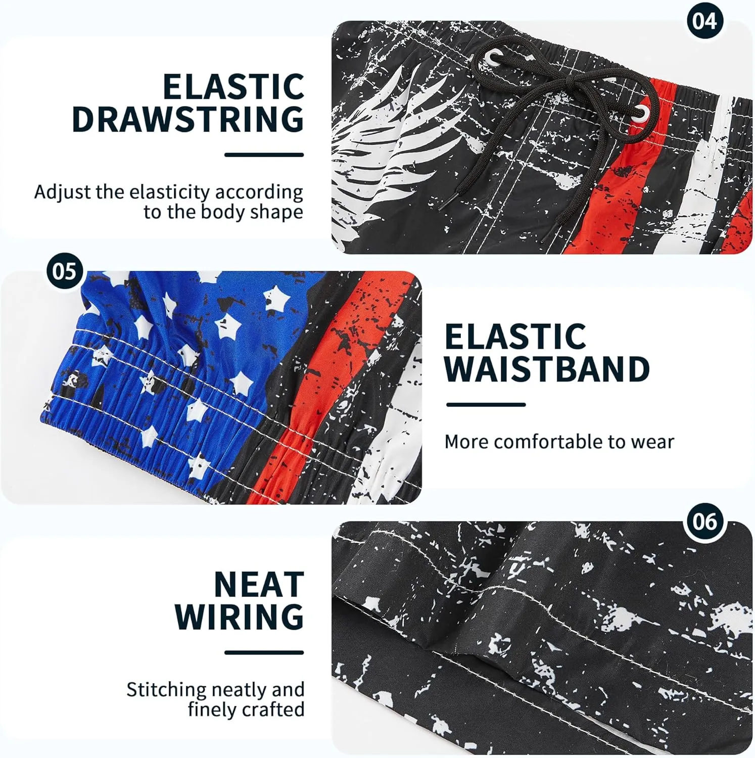 Mens Swim Trunks with Compression Liner 9" Built-in Board Shorts 2 in 1 Quick Dry Bathing Suits with Zipper Pockets