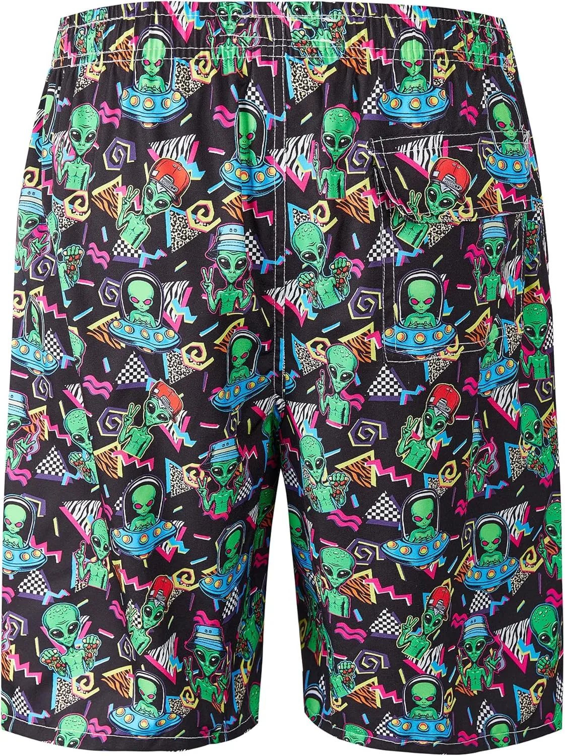 Mens Swim Trunks with Compression Liner 9" Stretch Board Shorts 2 in 1 Quick Dry Swimsuits Bathing Suits