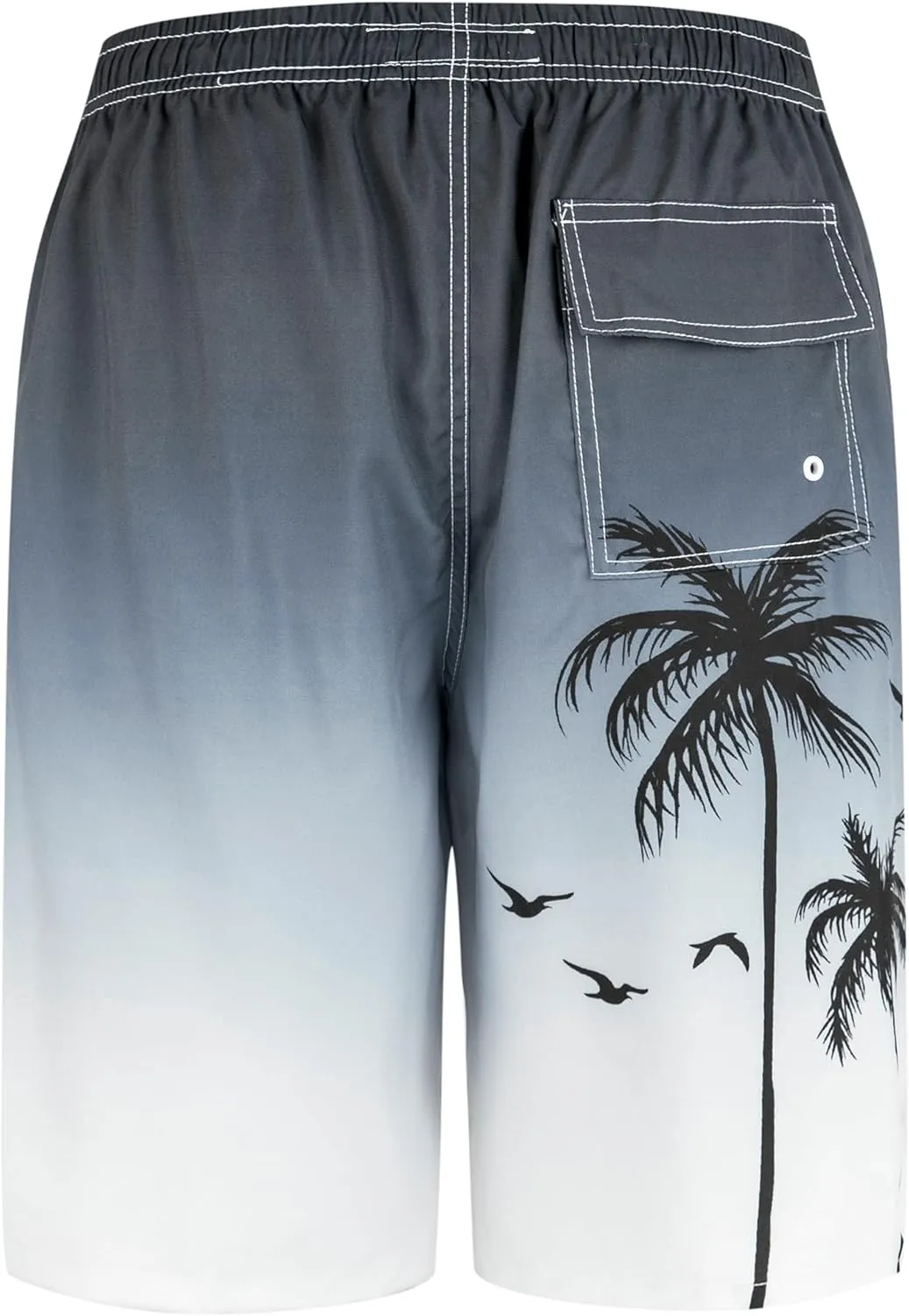 Mens Swim Trunks with Compression Liner 9" Stretch Board Shorts 2 in 1 Quick Dry Swimsuits Bathing Suits