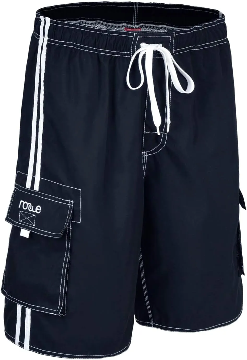 Nonwe Men's Beachwear Board Shorts Quick Dry with Mesh Lining Swim Trunks